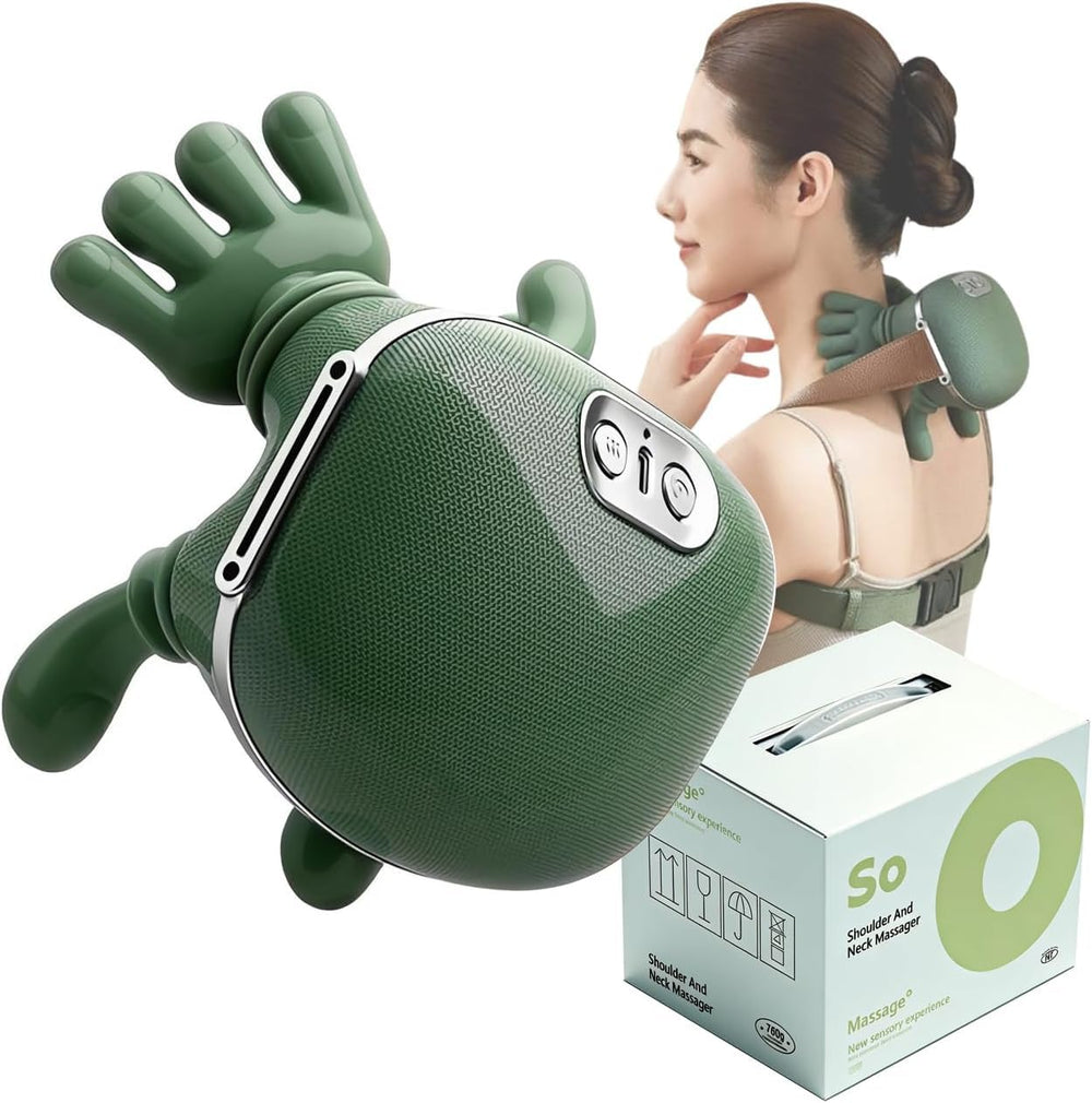 Wuxiivee neck massager front view for targeted relief and portability.