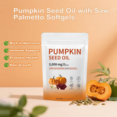 Wvnscl Aurove pumpkin seed oil softgels ready to swallow.