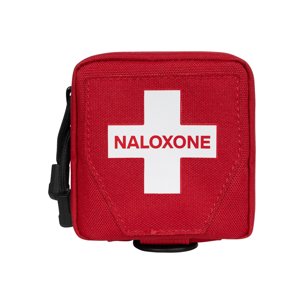 W WILKEN naloxone belt pouch overview with two-spray storage and accessories