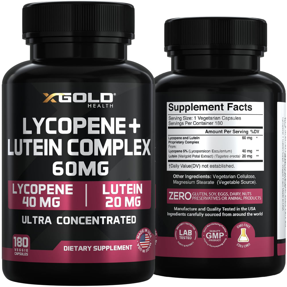 X Gold Health vegan clean-label packaging showcasing allergen-free formula.