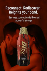 Compact travel-ready packaging of X10 Supreme Liquid for daily routines.