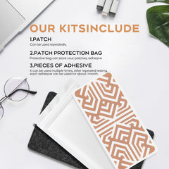 XAYIUIYAX flexible adhesion technology closeup on skin