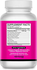XenXNUTRA Labs Curvy Girl bottle pour close-up for easy dosing
