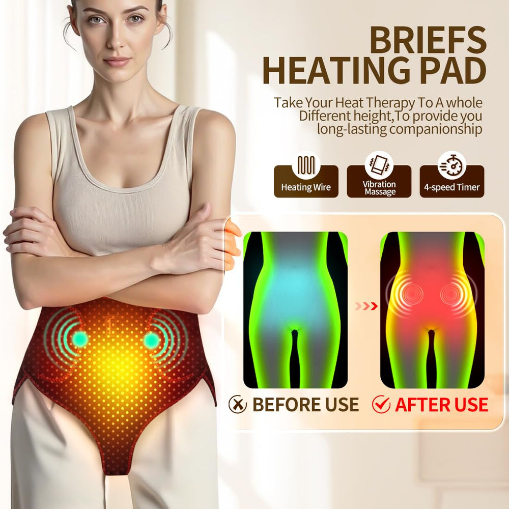 XiangFutang pad on abdomen area demonstrates cramps use.