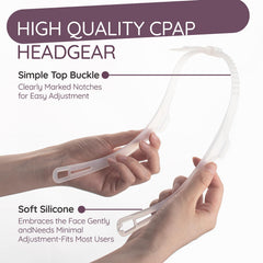 Ximoon FX nasal pillow set with flexible chamber adapts to sleeping positions