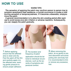 XINANDYAO mugwort self-heating patch for daily relaxation.