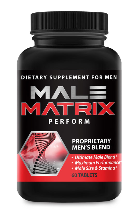 XL Science Male Matrix bottle front view for discreet performance support