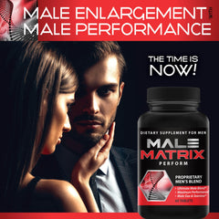 XL Science Male Matrix pills close-up showcases ingredients for daily vitality
