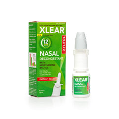 Xlear spray with xylitol supporting nasal moisture