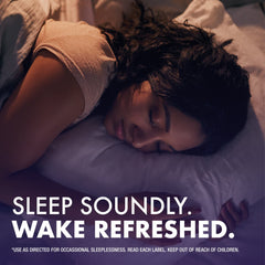 Xllent ZzzQuil vanilla cherry flavor label highlights calming bedtime aroma