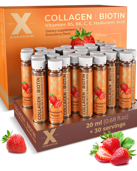 XParadigm Puritas Corpus liquid collagen bottle supports daily beauty from within