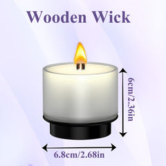 XQMI explosion-proof glass detail for safe smart candle use