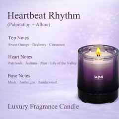 XQMI Smart Scented Candle fragrance refill options for new scents
