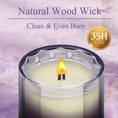 XQMI Soy wax candle with perfume-grade oils for clean burn