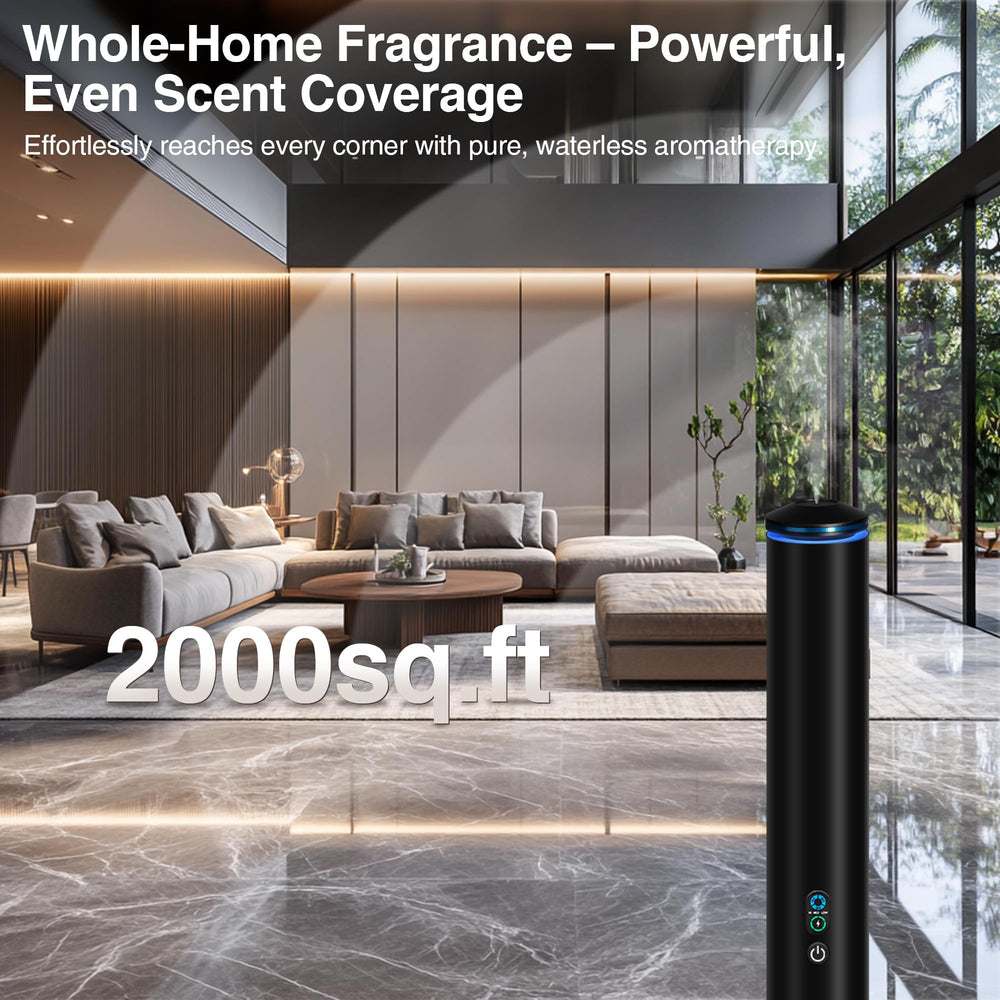 XspideM remote control included for easy fragrance adjustment
