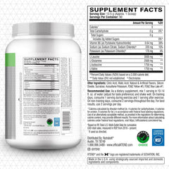 Xtend scoop beside bottle for easy serving during gym sessions
