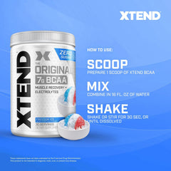 Freedom Ice Xtend BCAA jar emphasizing sugar-free hydration during training
