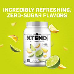 Xtend Original BCAA Powder packaging showing sugar‑free formula details.