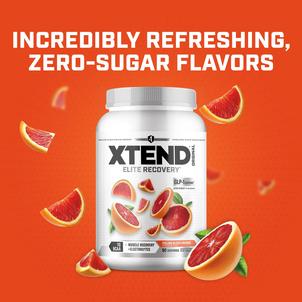 Pre- or post-workout setup with Xtend BCAAs for hydration and recovery.