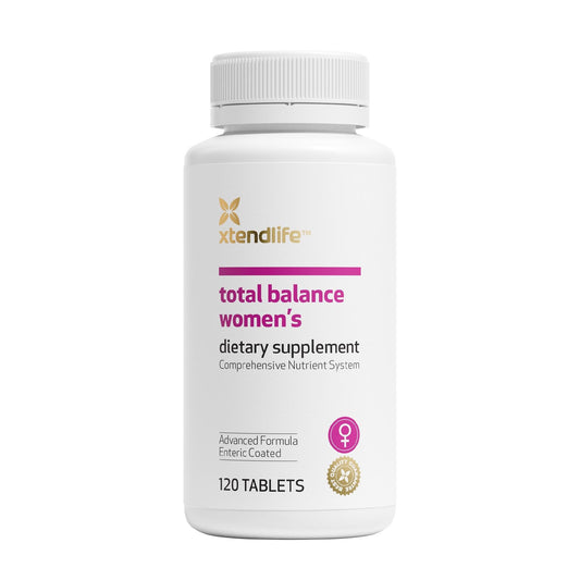 Xtendlife Total Balance Women’s Multivitamin bottle with capsules for daily immune support