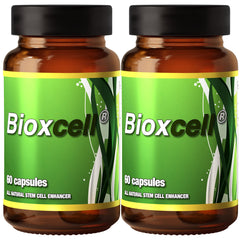 Xtreme Power Belt Bioxcell stemcells bottle featuring AFA and spirulina for natural wellness support.