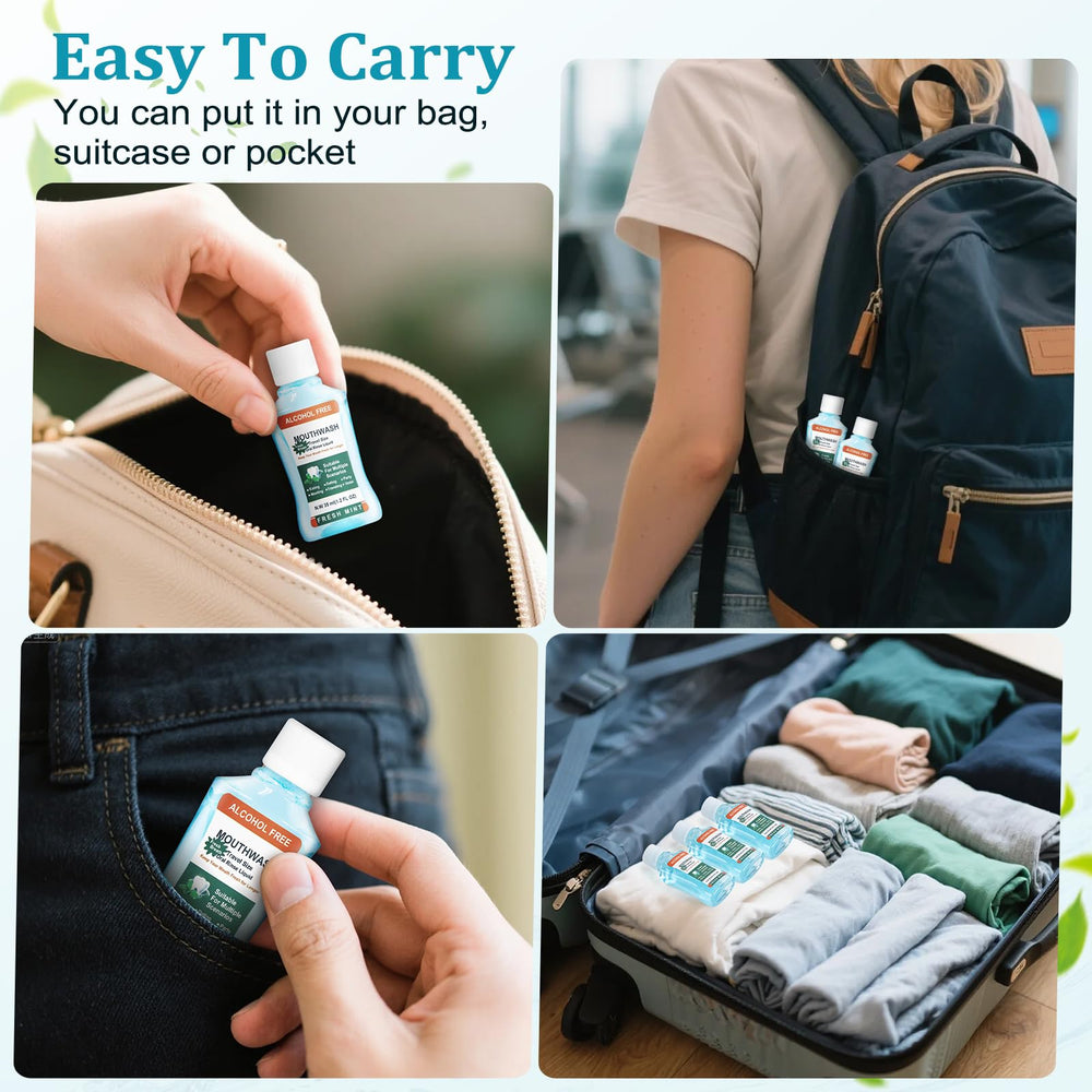 Xuezoioy travel-size mouthwash pack of 100 for easy stocking