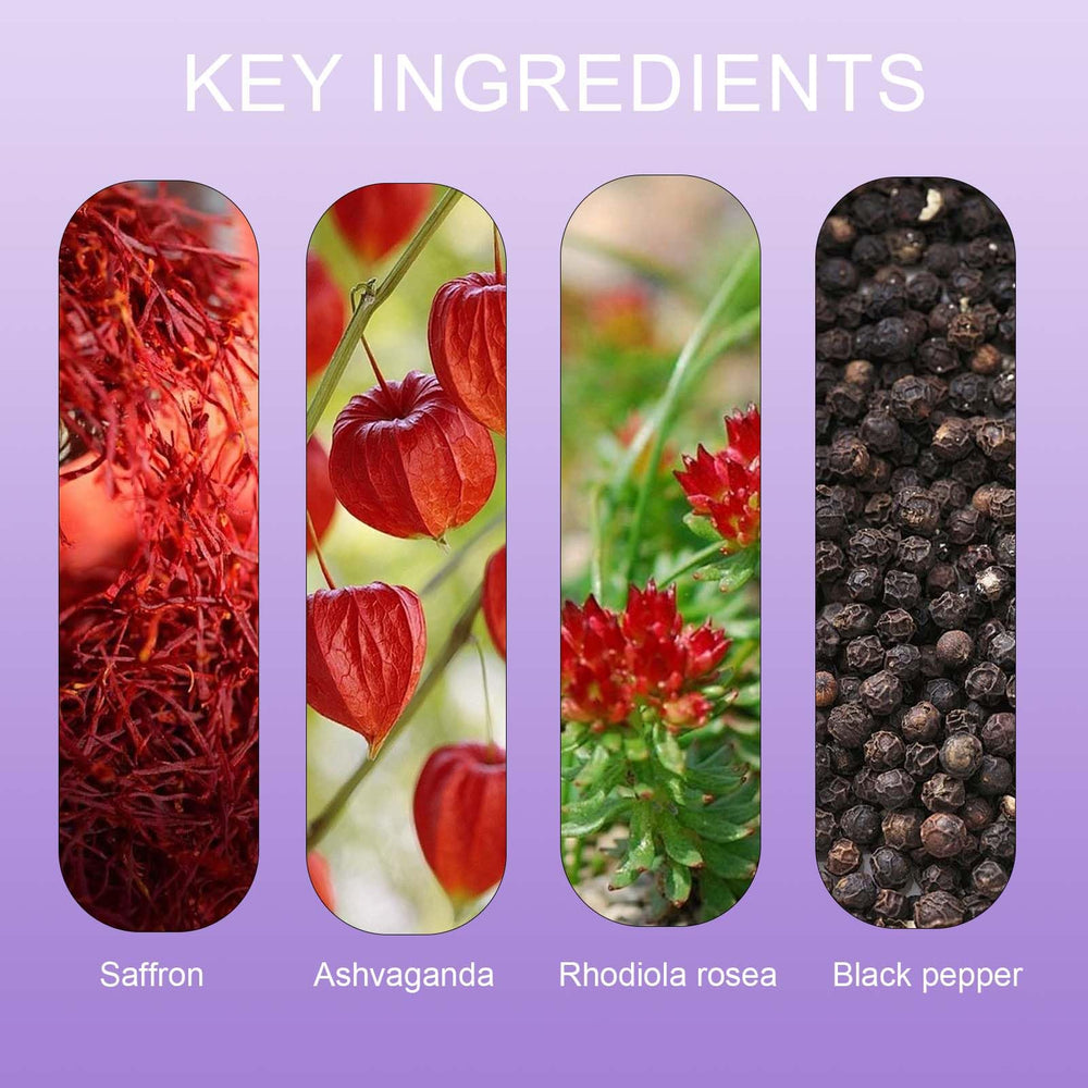 Close-up of XUHUIT saffron softgels for convenient daily serving.