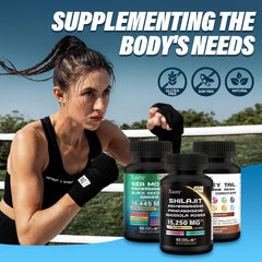 Xuore shilajit mushroom blend capsules for convenient daily use
