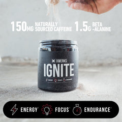 Xwerks Ignite ingredients balance highlight steady energy without heavy fillers.