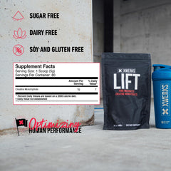Xwerks Lift unflavored formula blends easily without altering taste.