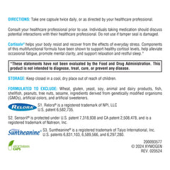 XYMOGEN Cortisolv magnolia officinalis extract relaxation support.