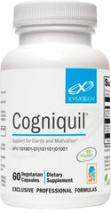 XYMOGEN Cogniquil bottle front showcasing label for cognitive support