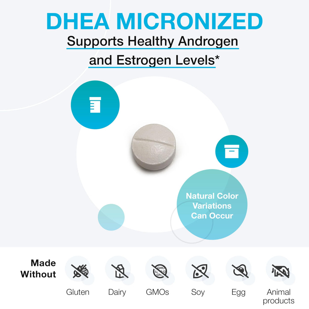 Xymogen DHEA bottle viewed for convenient daily supplementation.