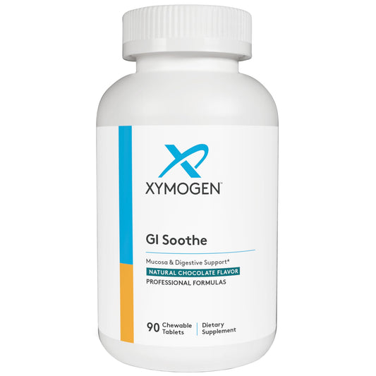 XYMOGEN GI Soothe Chocolate bottle for easy digestive support.