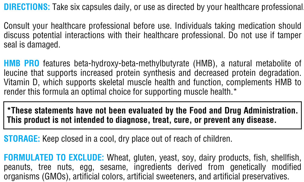 Gluten-free pack of XYMOGEN HMB PRO emphasizes allergen-free formula