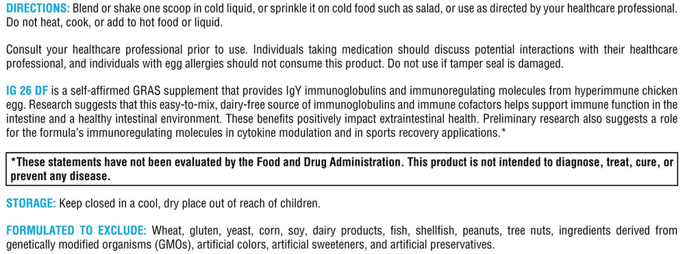 IG 26 DF powder mixed with liquids demonstrates easy integration into beverages.