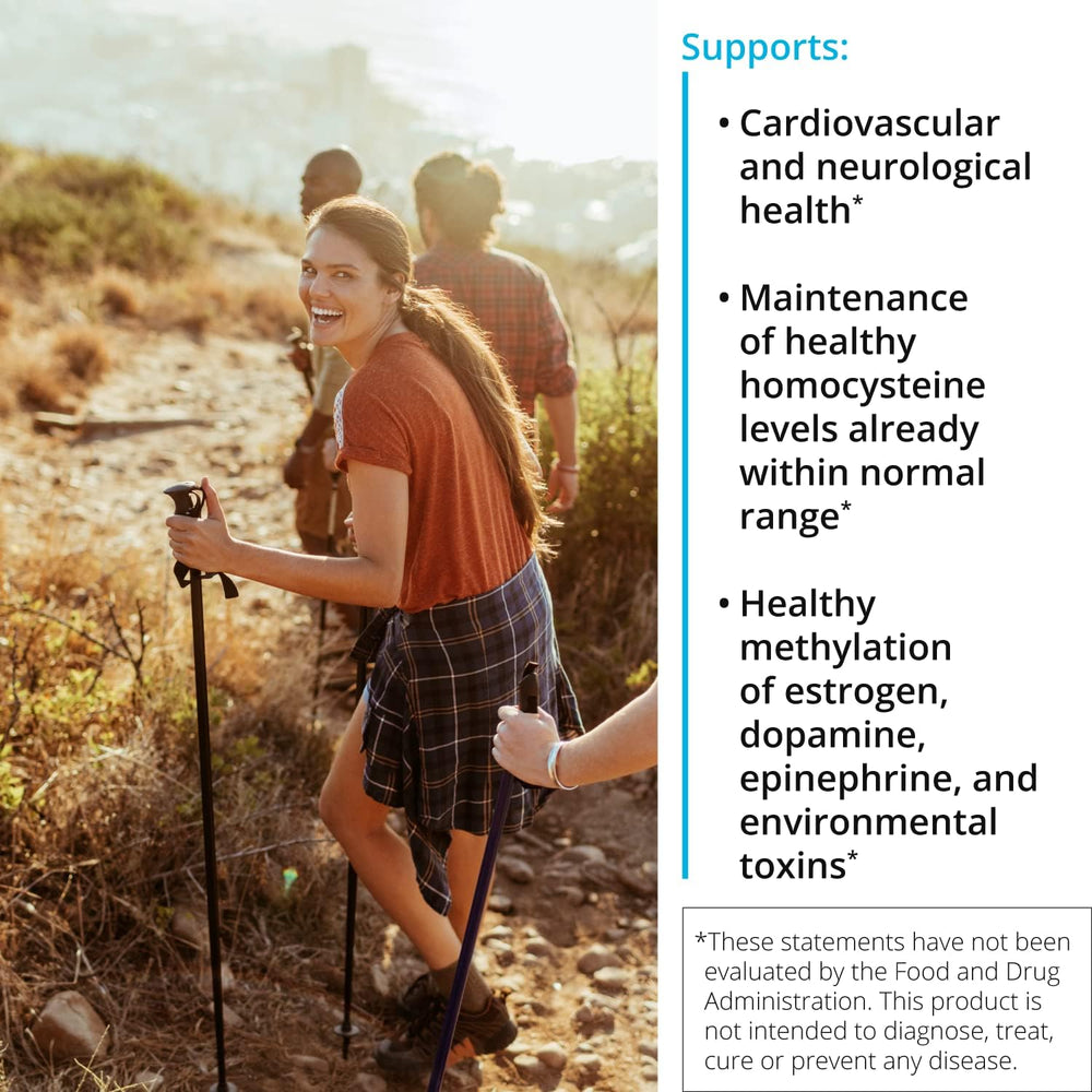 XYMOGEN Methyl Protect label detail emphasizes bioactive folate and B vitamins