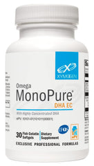 XYMOGEN Omega MonoPure DHA EC bottle front for easy daily omega-3 support.