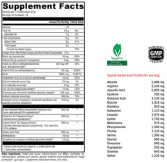 Xymogen OptiMetaboliX serving cup shows quick mix into 8–10 oz water.