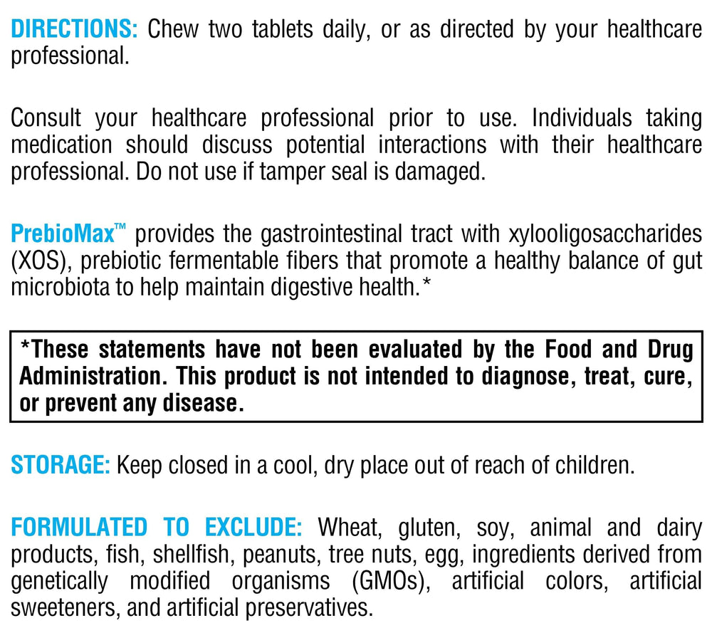 XYMOGEN single tablet in hand demonstrating portable chewable convenience