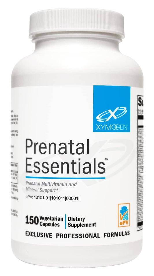 XYMOGEN Prenatal Essentials bottle front for easy product recognition