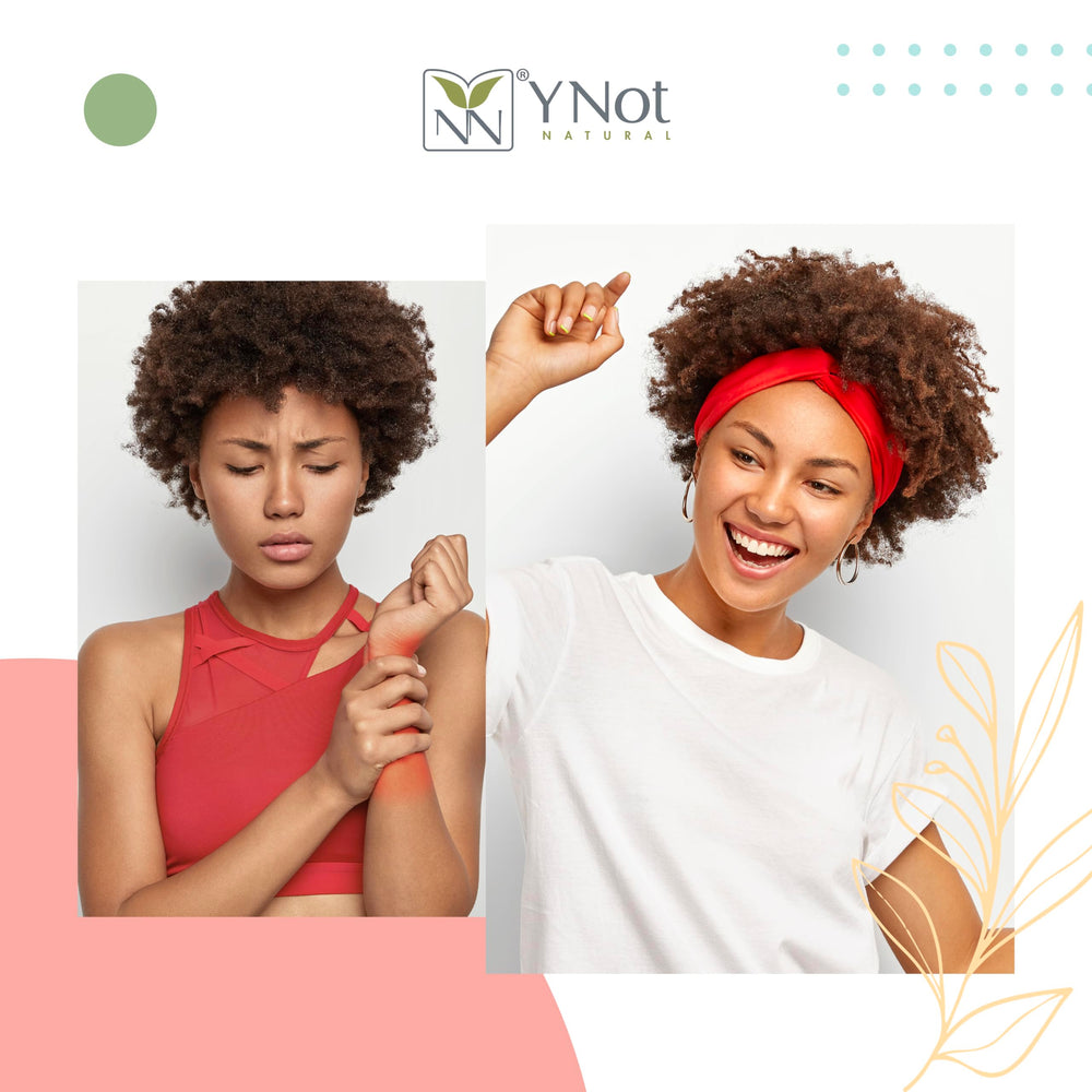 Y Not Natural joint support capsules image implies natural mobility aid.