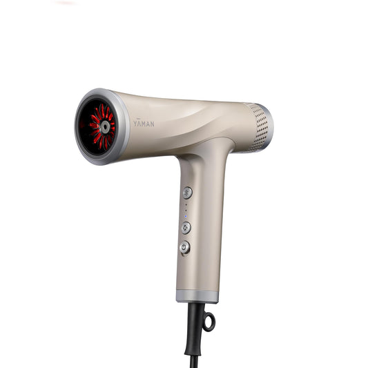 YA-MAN blow dryer with 103k rpm motor for fast drying