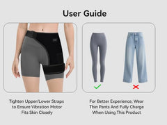 Yabuu hip pad features a pocket for a power bank for wireless use.