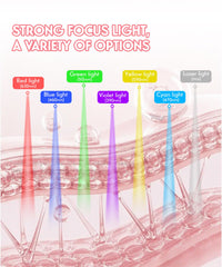 Yahi blue light mode targets acne-prone areas with soothing therapy.