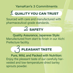 Yamakan kale powder blends into tea or coffee for convenient greens routine