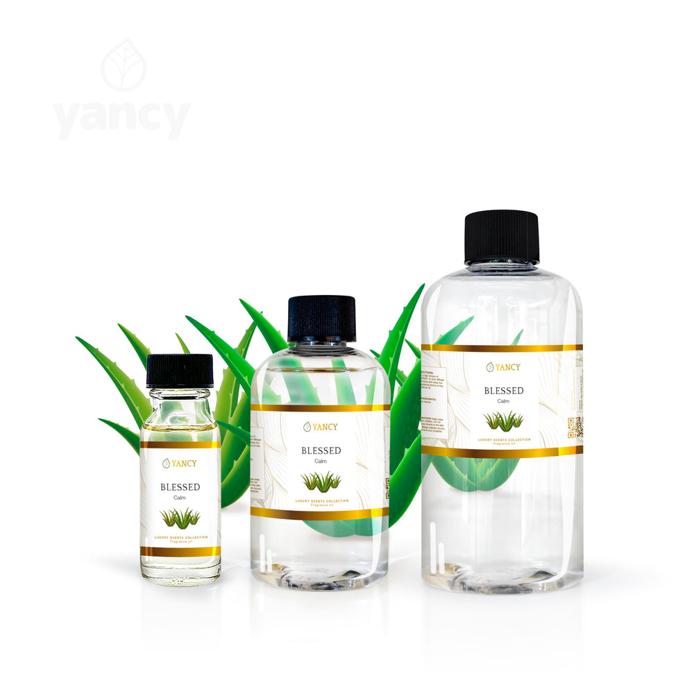 YANCY Blessed fragrance oil in diffuser use to foster calm and inviting ambiance.