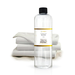 YANCY Laundry Day Bliss bottle, diffuser-ready aroma for a fresh, inviting space.