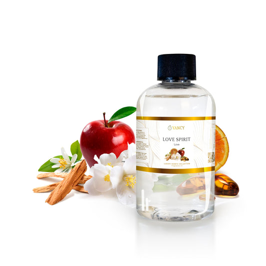 YANCY Love Spirit Fragrance Oil bottle pour creates inviting ambiance for any room