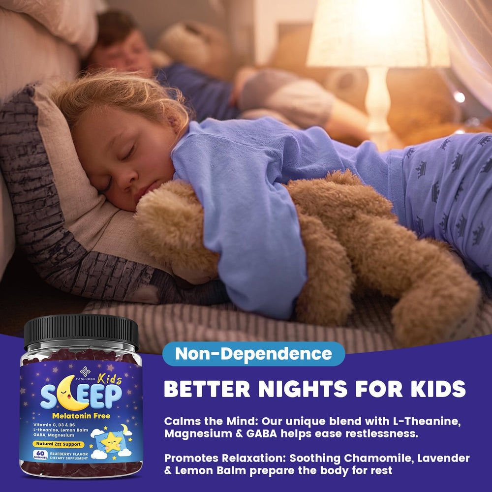 YANLUOBO Kids Sleep Gummies close look at soft chew texture